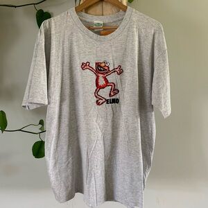 Vintage Sesame Street Elmo Embroidered Tee